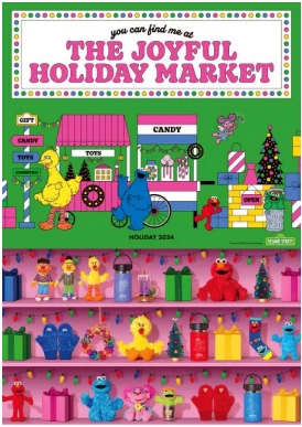 The Joyful Holiday Market🎄　セサミストリート✨